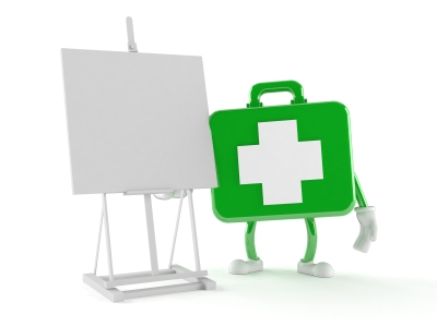 first aid cartoon
